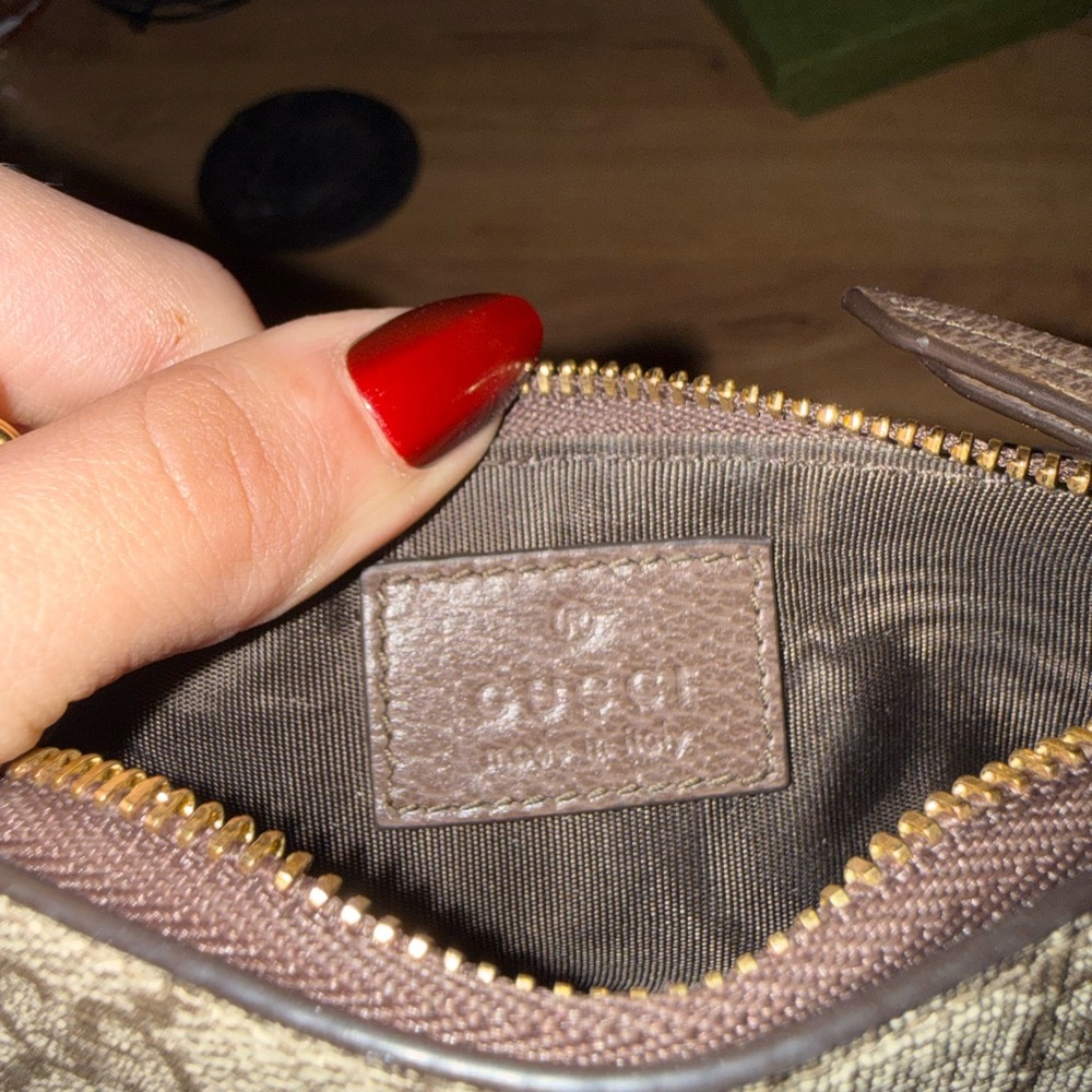 Gucci Beige and Black GG Key Holder - Picture 3 of 6